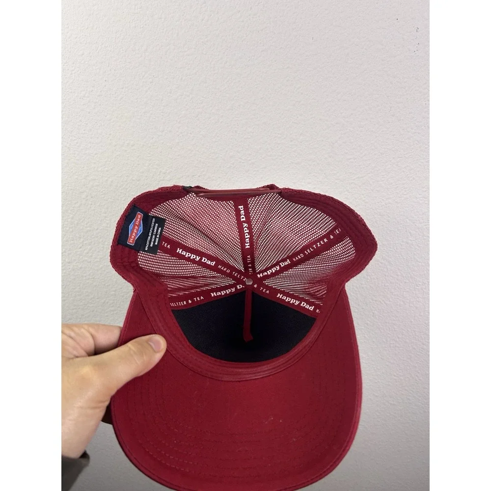 Happy Dad Red Trucker Hat